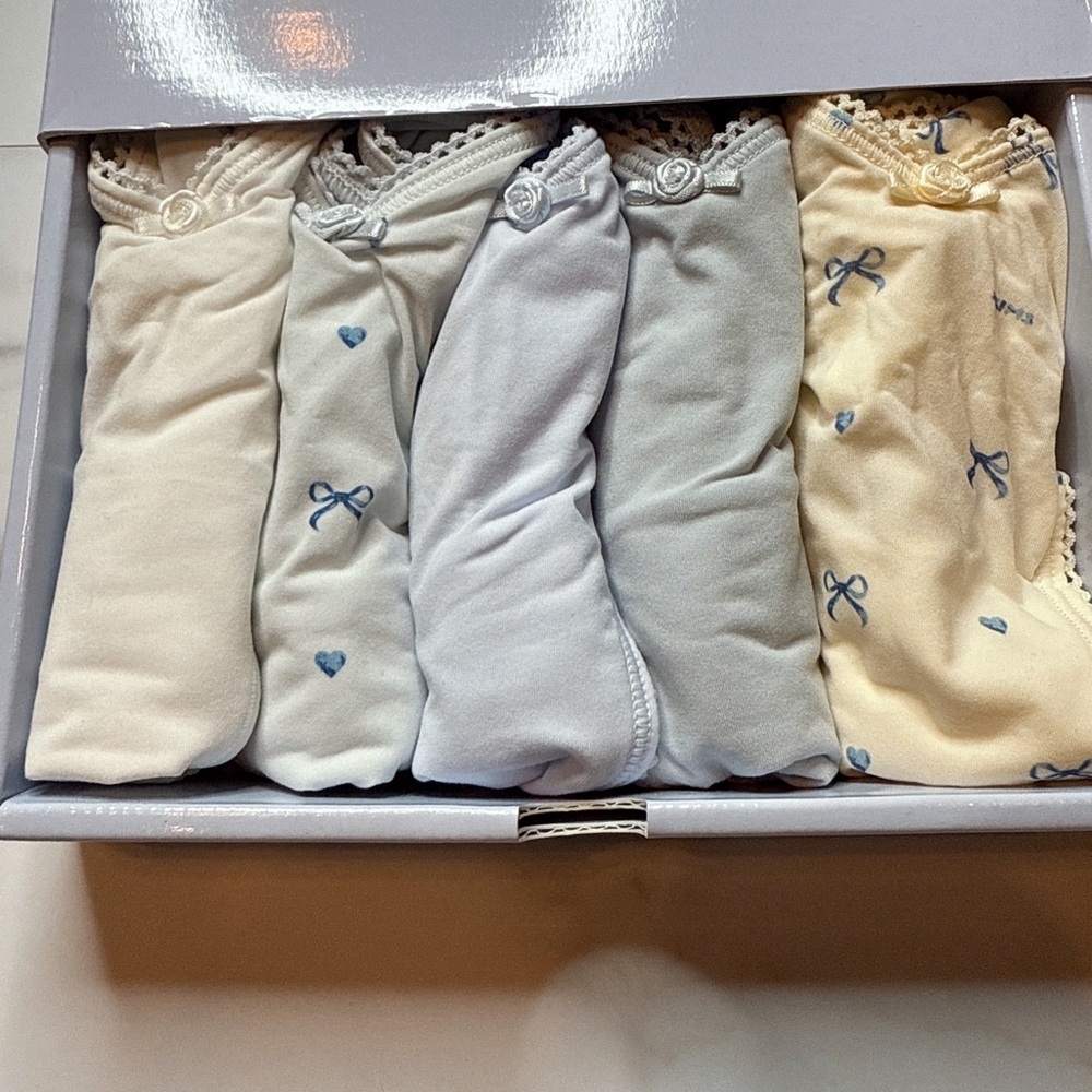 NWT Skims Fits Everybody Picot Tanga 5-Pack - Picture 2 of 7